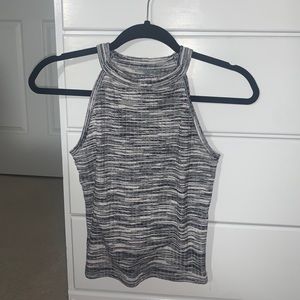 Black/white Arizona halter top